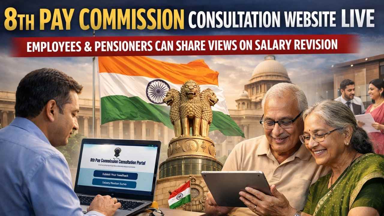8th Pay Commission Consultation Website Live Employees Pensioners Can Share Views On Salary Revision