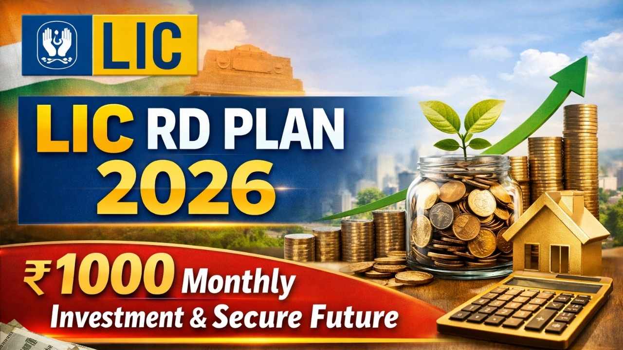 LIC RD Plan 2026: Build Wealth with ₹1000 Monthly Investment and Secure Future
