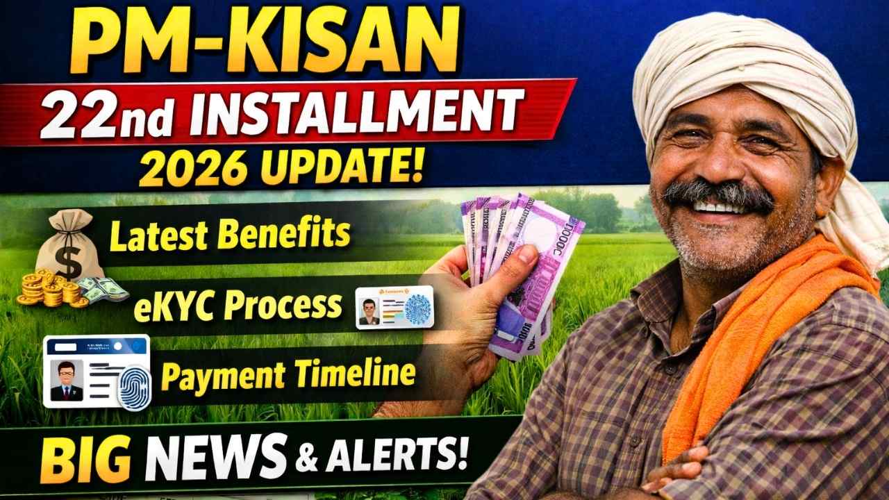 PM Kisan 22nd Installment 2026 Update, Benefits, eKYC Process And Payment Timeline