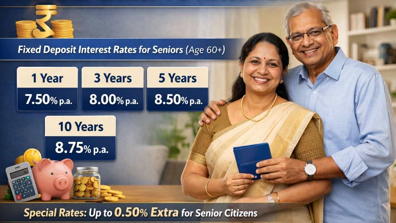 Senior Citizen FD Rates In 2026 Offering Safe Returns And Stable Retirement Income Options