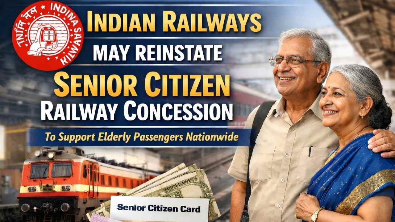 Indian Railways May Reinstate Senior Citizen Railway Concession To Support Elderly Passengers Nationwide